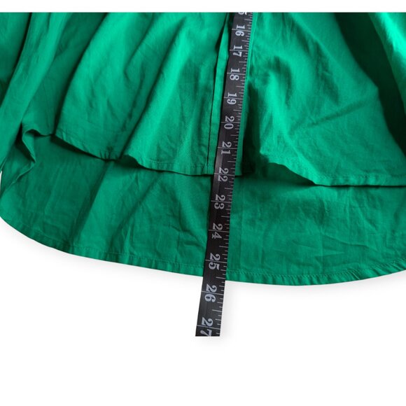 Sigrid Olsen Chic Green Collared Button Front Long Sleeve Shirt Size Medium - Picture 14 of 14
